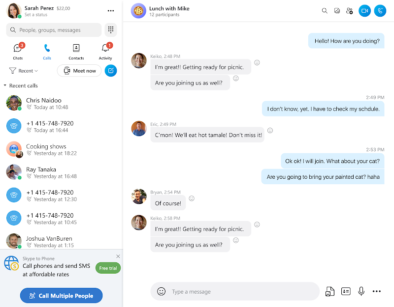 Skype  Screenshots