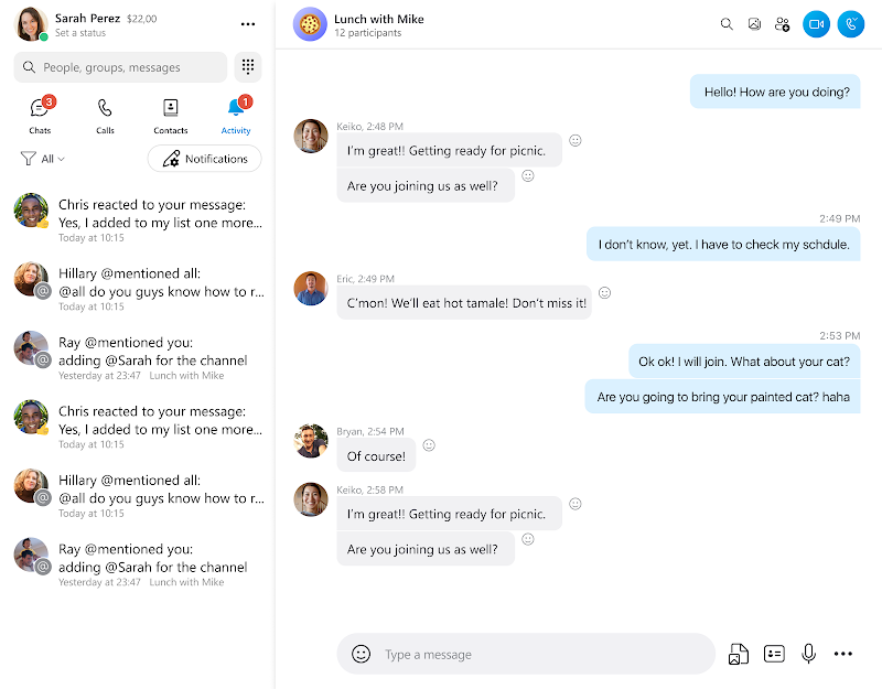 Skype  Screenshots