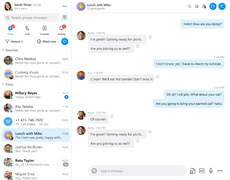 Skype  Screenshots