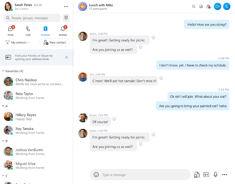Skype  Screenshots
