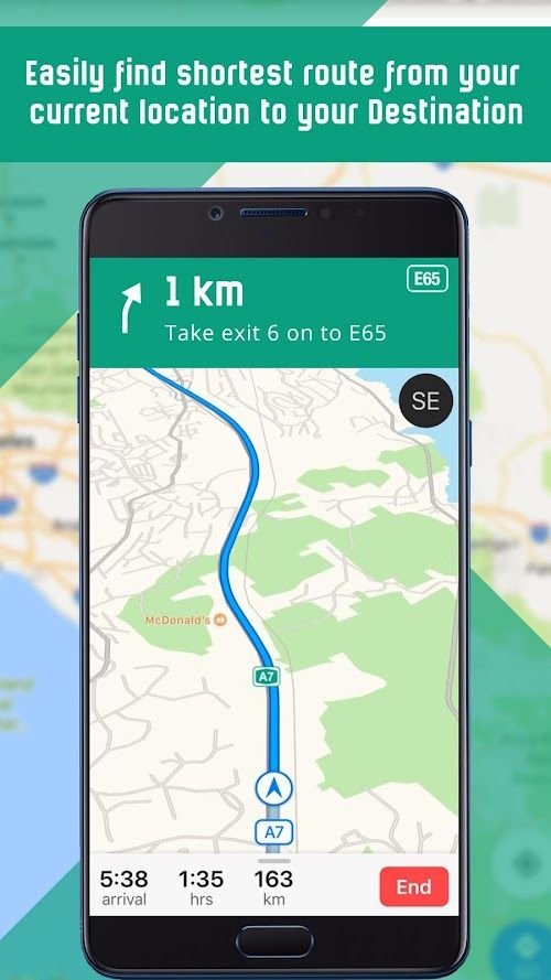 Navigation :cartes itinéraires  Screenshots
