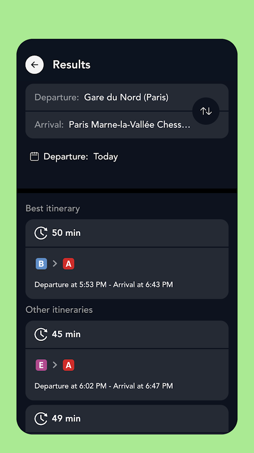 SNCF Connect: Trains & trajets  Screenshots