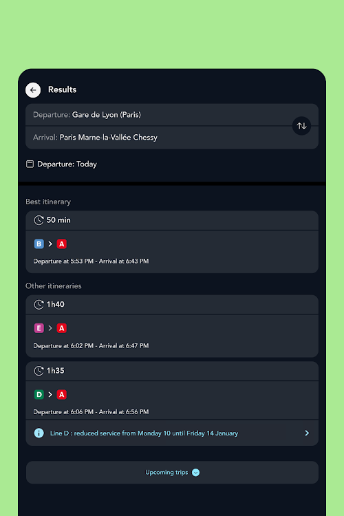 SNCF Connect: Trains & trajets  Screenshots