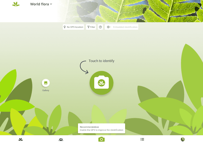 PlantNet Plant Identification  Screenshots