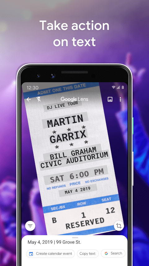 Google lens  Screenshots