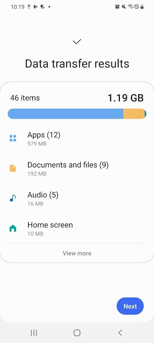 Samsung Smart Switch Mobile  Screenshots